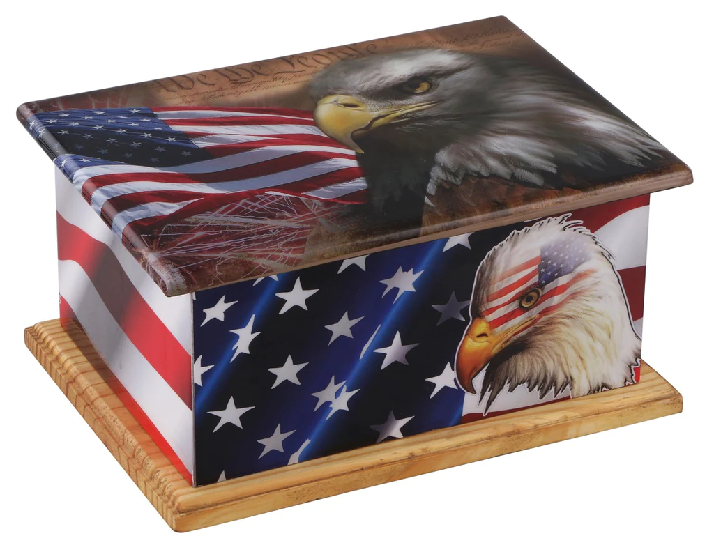 Wooden Wrap Urns